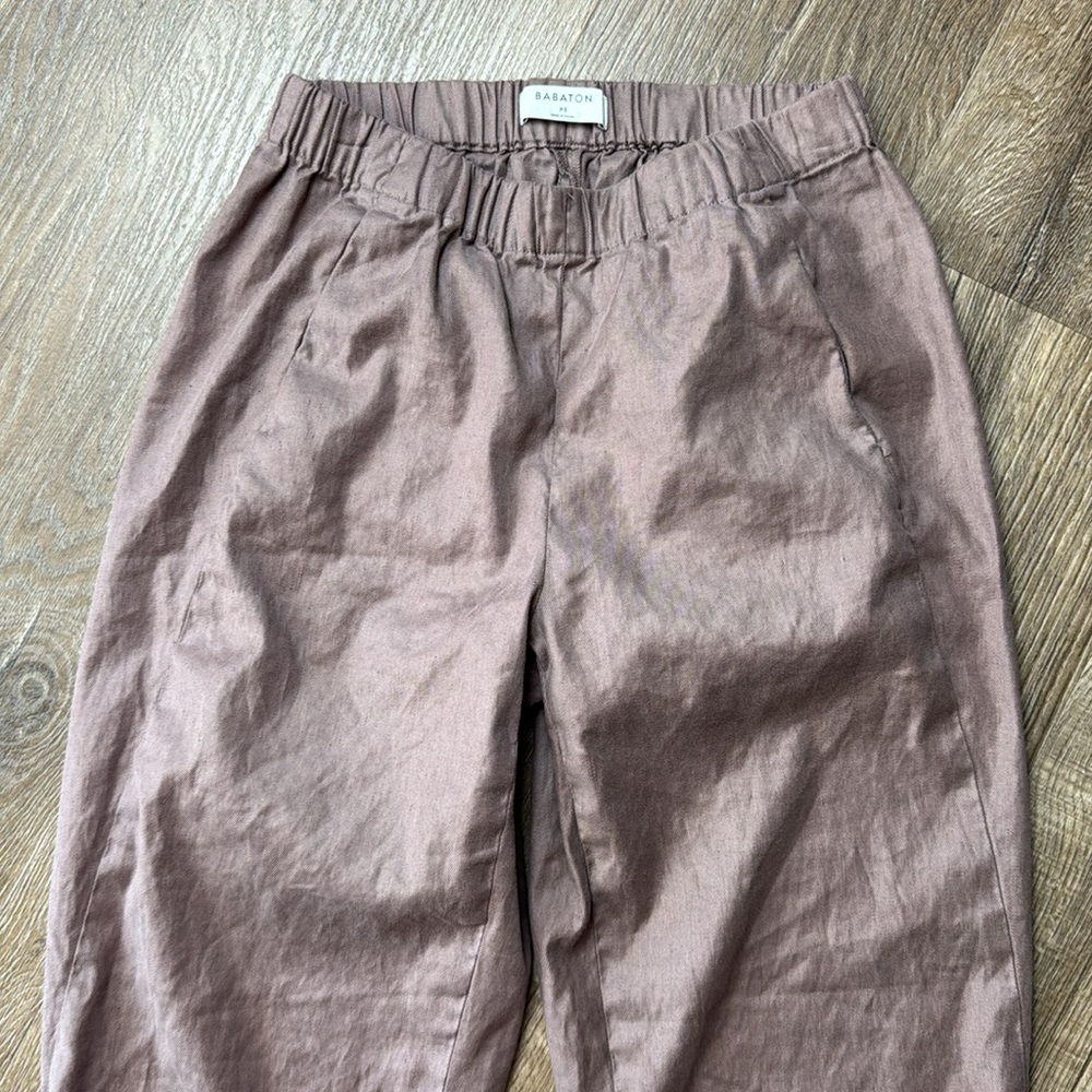 Babaton Dexter Linen Blend‎ Soft Tapered Fit Jogger - Picture 4 of 11